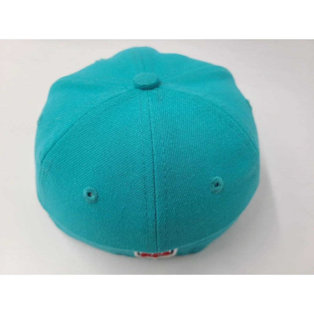 Miami Dolphins New Era 59Fifty Fitted 6 1/2 Hat Cap Youth Boys NFL Football Aqua